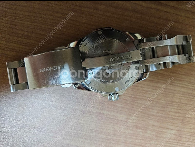 태그호이어 아쿠아레이서 300 검정 블랙 41mm--1