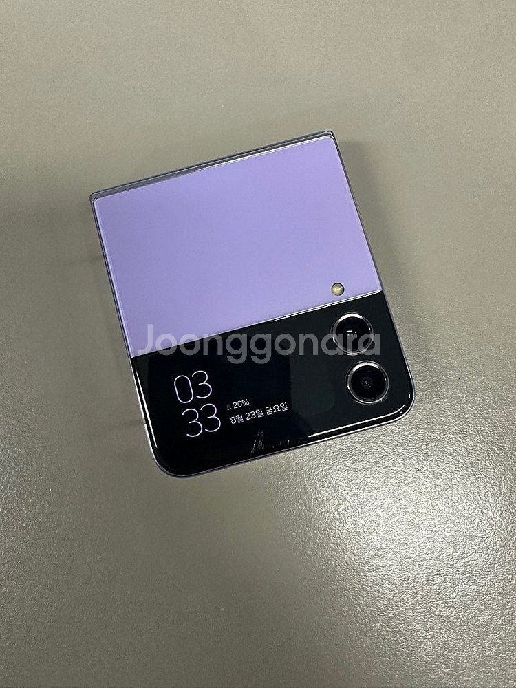 (SKT)갤럭시Z플립4 512기가 퍼플 대용량 무잔상폰...--0