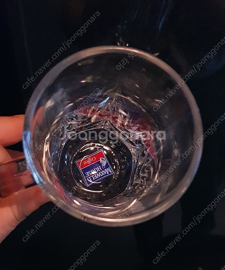 빈티지유리컵/맥스웰하우스 손잡이컵--3