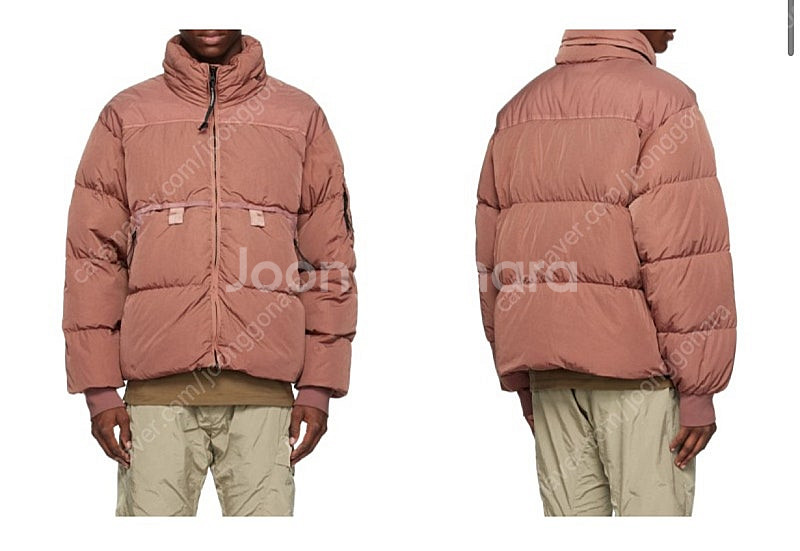 CP컴퍼니 에코 크롬 R 믹스 다운 재킷 48사이즈--4