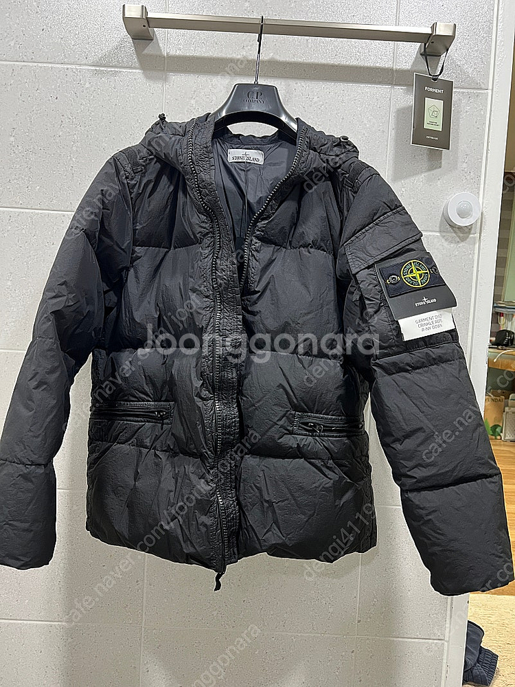 스톤아일랜드 크링클랩스 패딩 블랙 [새제품 S]--0