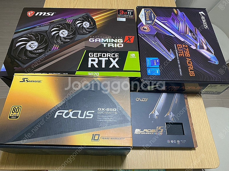 인텔 i7 12700f, z790 어로스 엘리트, ms...--1