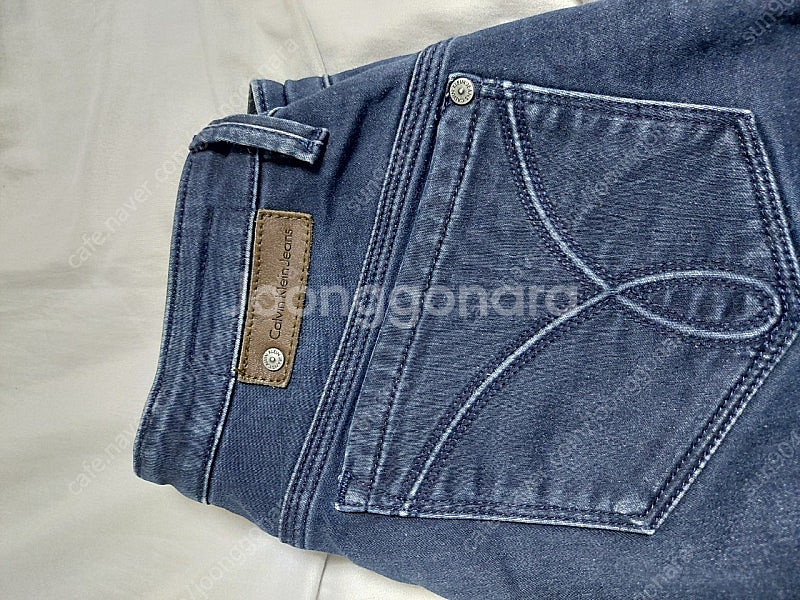 여성 캘빈클라인 스키니진 청바지 25~26인치 기모안감--7