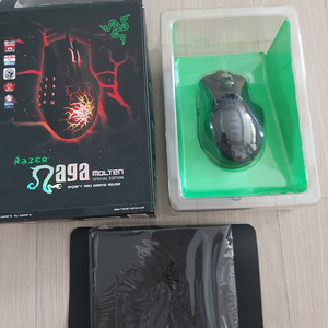 레이져 나가 게이밍 마우스(razer naga molten special edition)