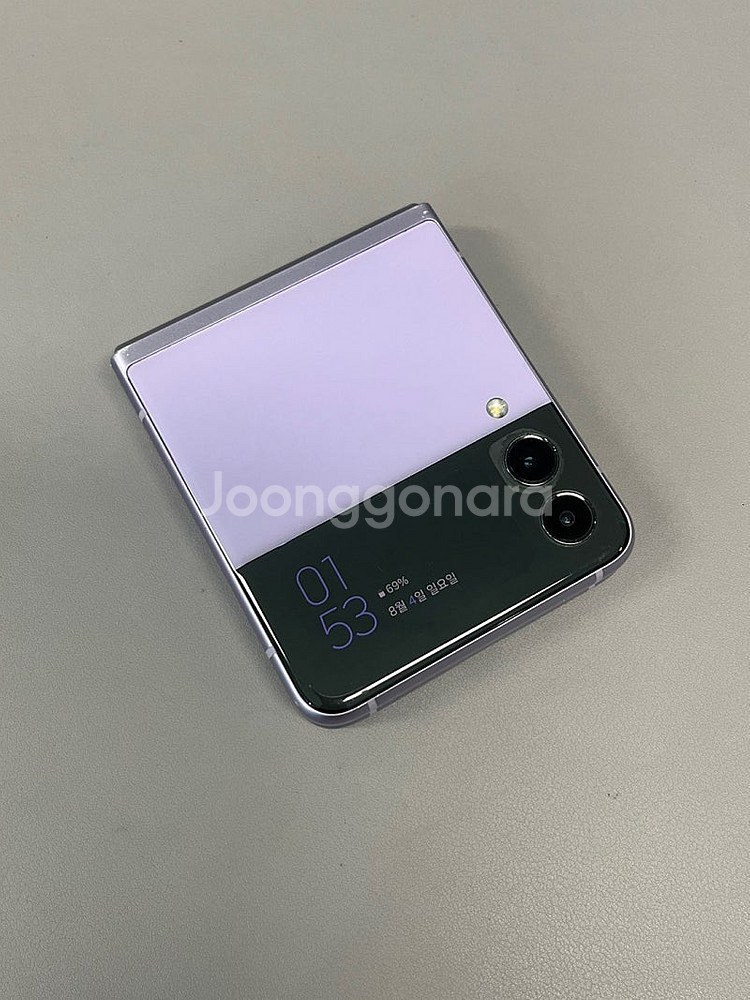 갤럭시Z플립3 퍼플 256G 가성비 단말기 서브용 업무...--1