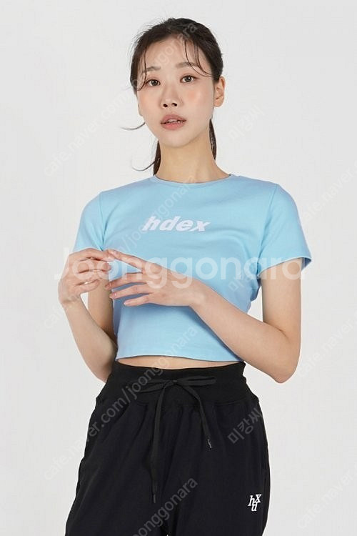 (새상품) 에이치덱스 HDEX 우먼스 릴렉스핏 크롭탑 / M사이즈--0