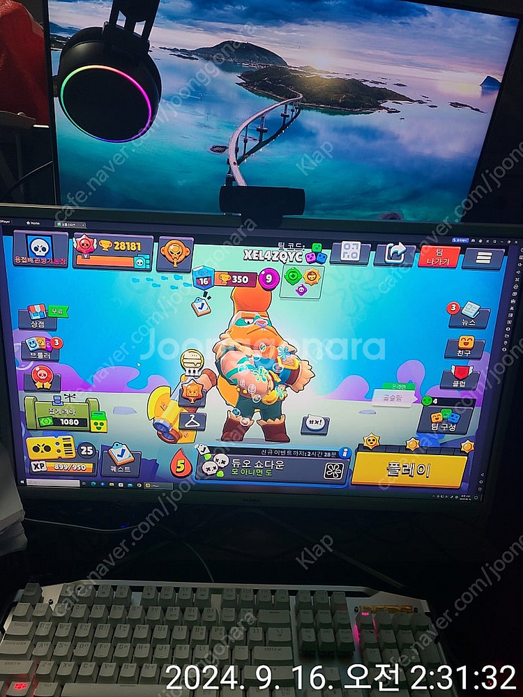 4k 포터블모니터 14인치 팝니다--4