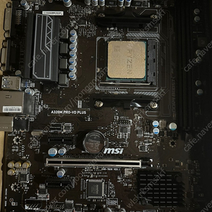 MSI 메인보드 A320M PRO-VD PLUS 라이젠 5-2세대 2600