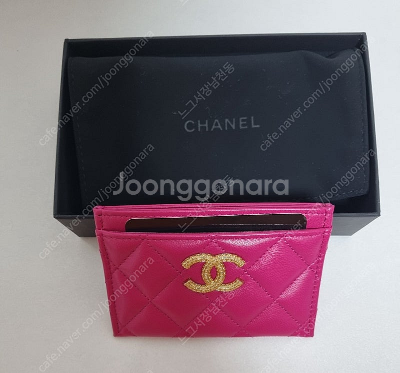 [샤넬] (ap3462) 카드슬롯 미사용 새상품 정가이하--2