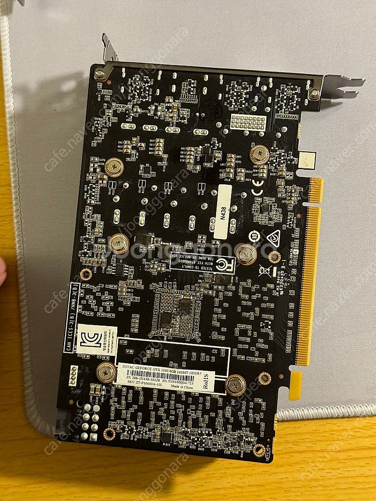 조텍 GTX 1060 6GB 그래픽카드 (2개 있음)--4