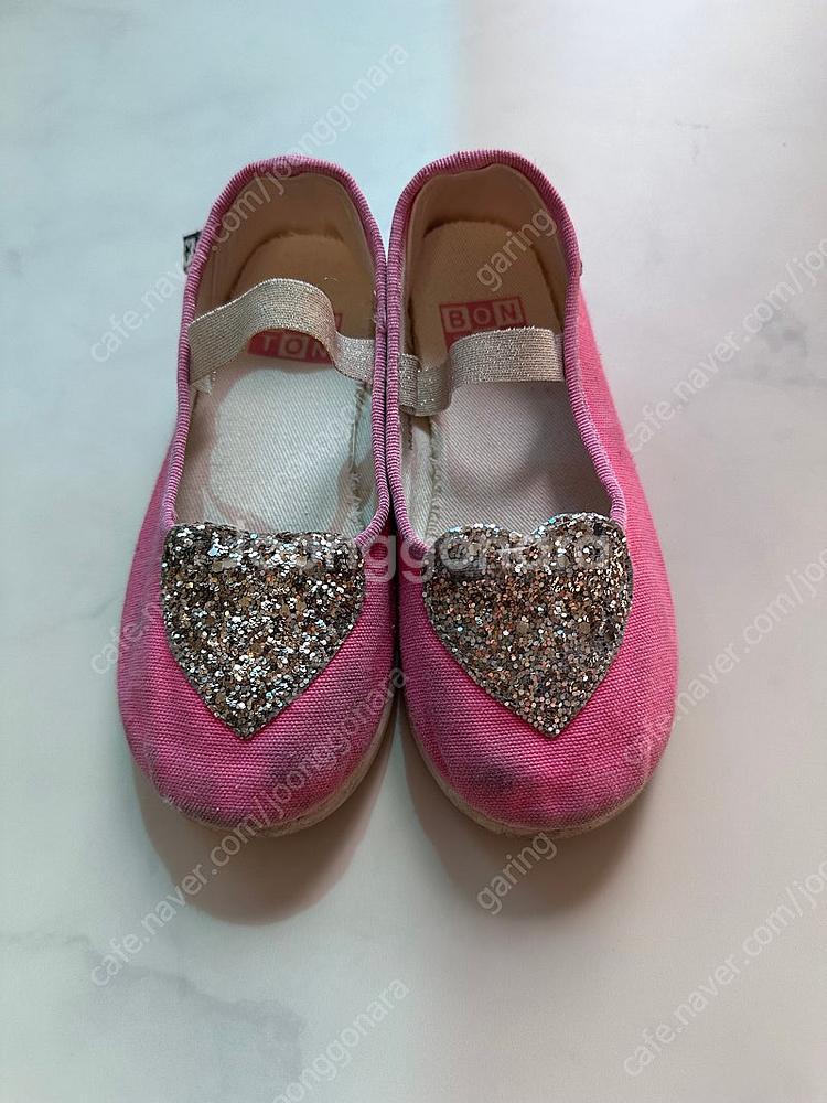 봉통 하트 메리제인 27 사이즈--0