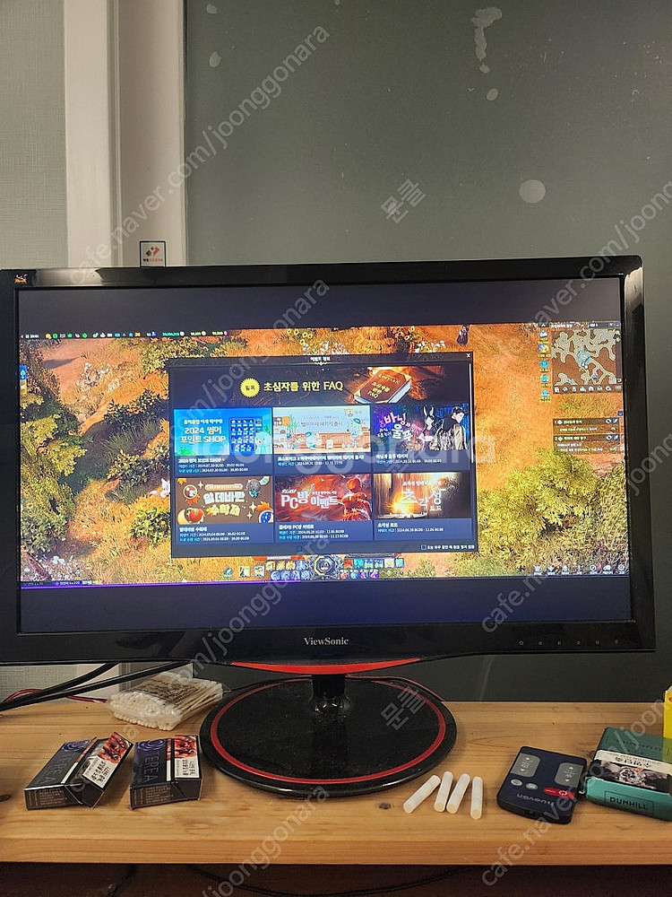 뷰소닉 144hz 24인치 모니터 팝니다.--0