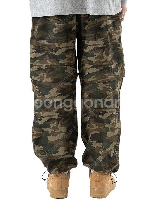 매스노운 카모 카고 팬츠 MASS LOGO CONVER...--2