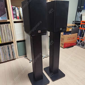 JBL Stage A130 북셀프 스피커+스탠드