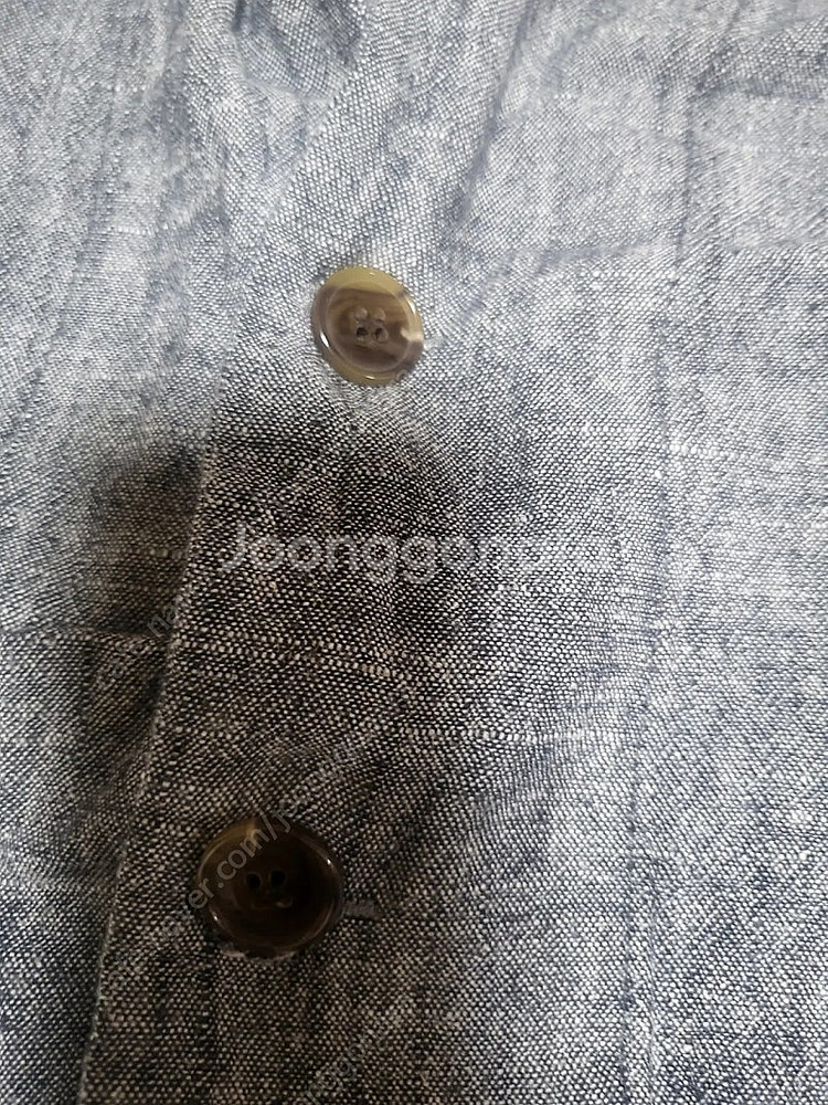 구호 느낌 린네 혼방 쟈켓--1
