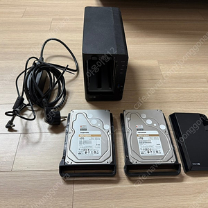 시놀로지 DS218+ 16GB, 도시바 N300 4TB *2개 팝니다.