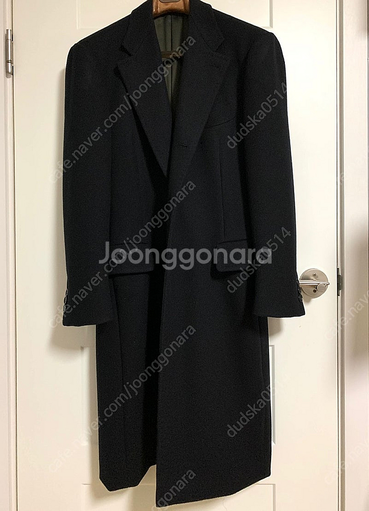 안톤사빌 비스포크 싱글 코트 블랙--0