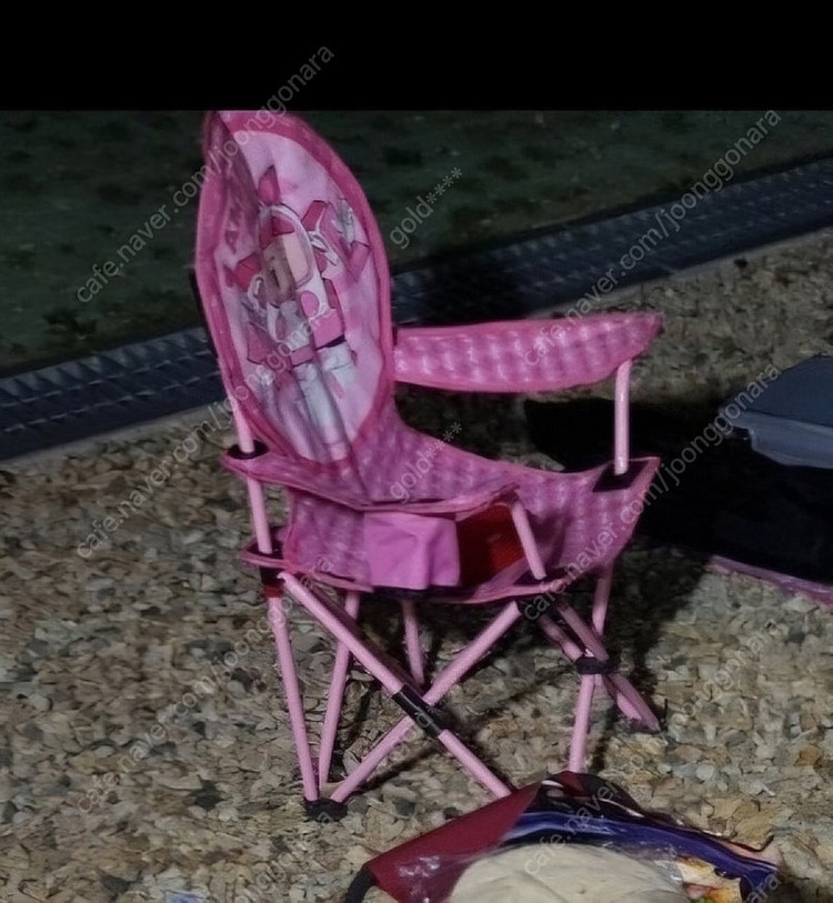 코베아 캠핑 의자 2개 일괄(어린이용 뽀로로 폴리)--0