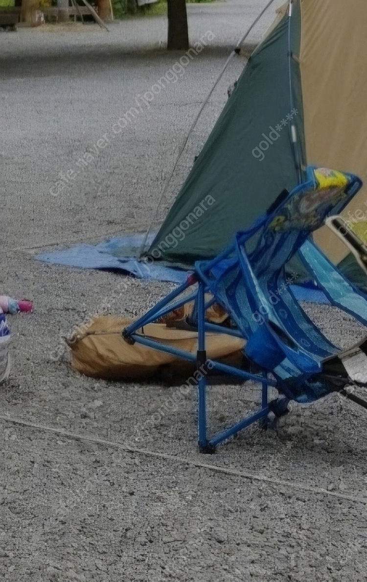 코베아 캠핑 의자 2개 일괄(어린이용 뽀로로 폴리)--1