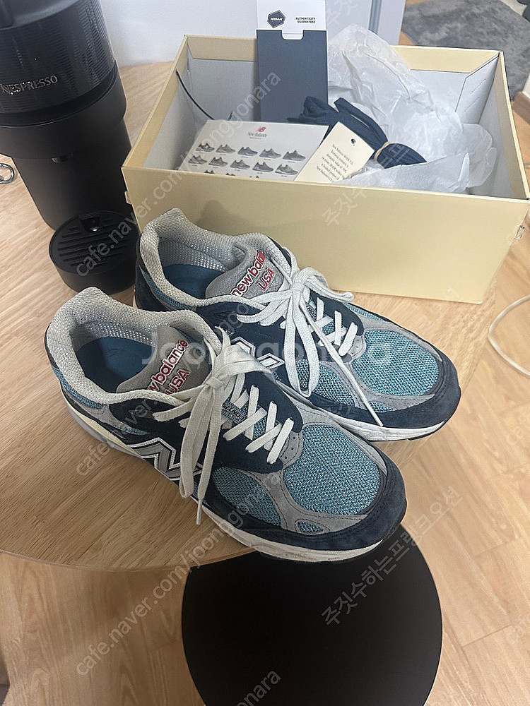 뉴발란스 990v3 네이비 스프링 타이드 280--1