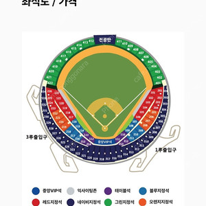 두산 VS KT 와일드카드 1차전 두산 kt 3루 그린지정 417블럭 7열 2연석 팝니다.