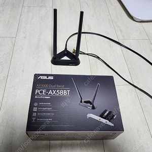 [대전] ASUS PCE-AX58BT 와이파이6 무선랜카드 판매합니다.