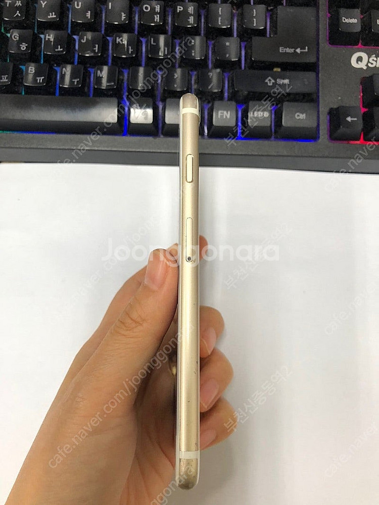 327175 아이폰6S 골드 액정SS급 64GB 배터리...--5