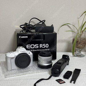 캐논 eos r50, 18-45kit 화이트