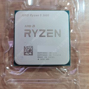 라이젠 CPU AMD 3600 팝니다. 택포 5만