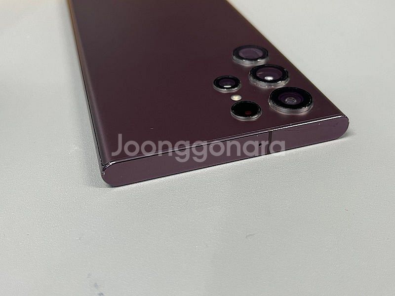 갤럭시S22울트라 버건디 256G 미파손단말기 상태좋은...--7