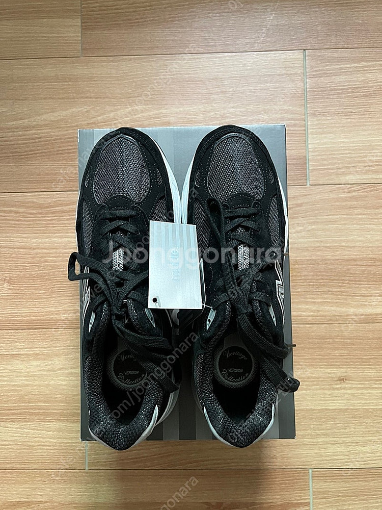 (5번 실착) 뉴발란스 990v3 네이비 280 판매합...--0