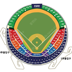 와일드카드 1차전 두산 vs KT 3루 외야 지정석 1장(단석)