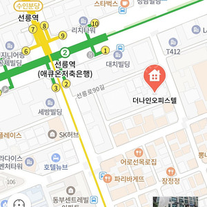 선릉역1번출구 월주차 18만원