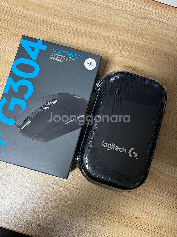 로지텍 G304 블랙 국내 정품 미개봉 + 정품 파우치...--0