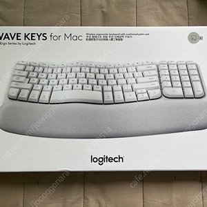 [새제품]Logitech 로지텍 코리아 WAVE KEYS FOR MAC 맥용 인체공학 무선 키보드