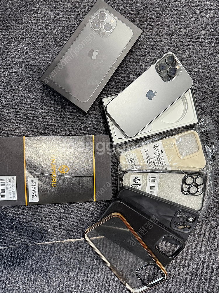 아이폰 13 pro 128gb+ 케이스 + 액정필름 +...--5