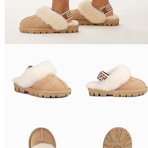 OZWEAR UGG 오즈웨어 키즈 스트랩 코케트 어그 슬리퍼