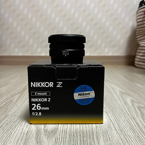 NIKKOR Z 26mm f/2.8 판매합니다.