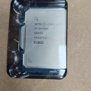 인텔 i7 14700K CPU 단순개봉