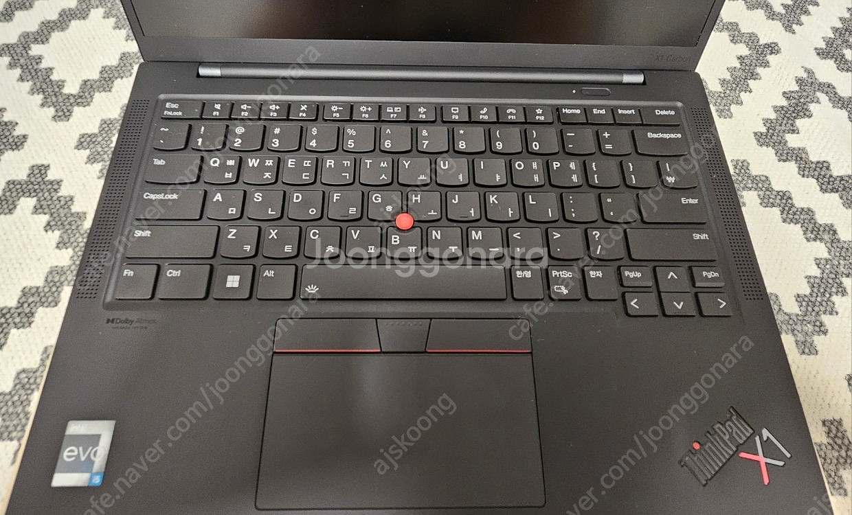 (가격내림) 씽크패드 X1 카본 Gen10 i5 1TB--2