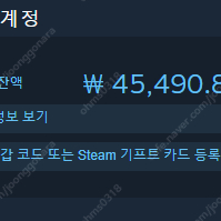 스팀월렛 45,000원 75%에 판매합니다.