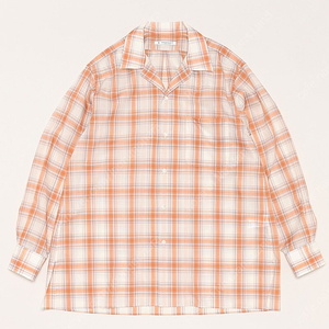 Maatee&sons 마티앤선즈 H WOOL shirts orange 사이즈2