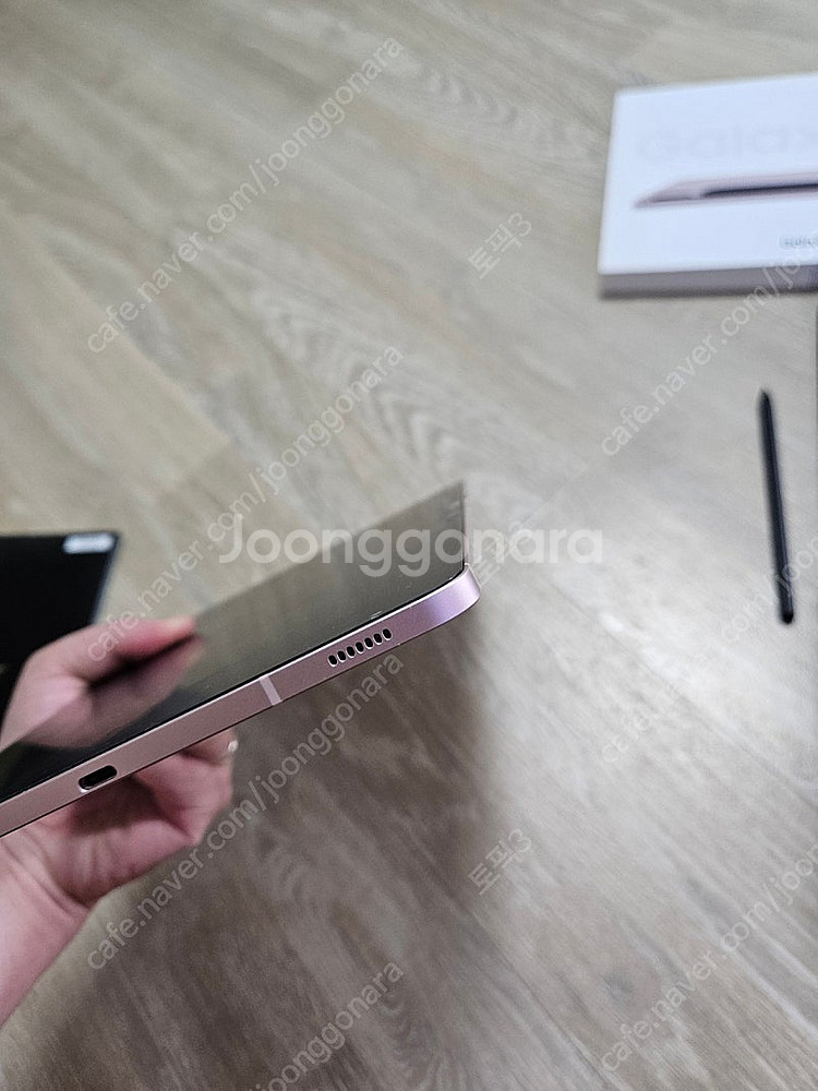 갤럭시탭 s8 로즈골드 풀박스 및 키보드케이스--5