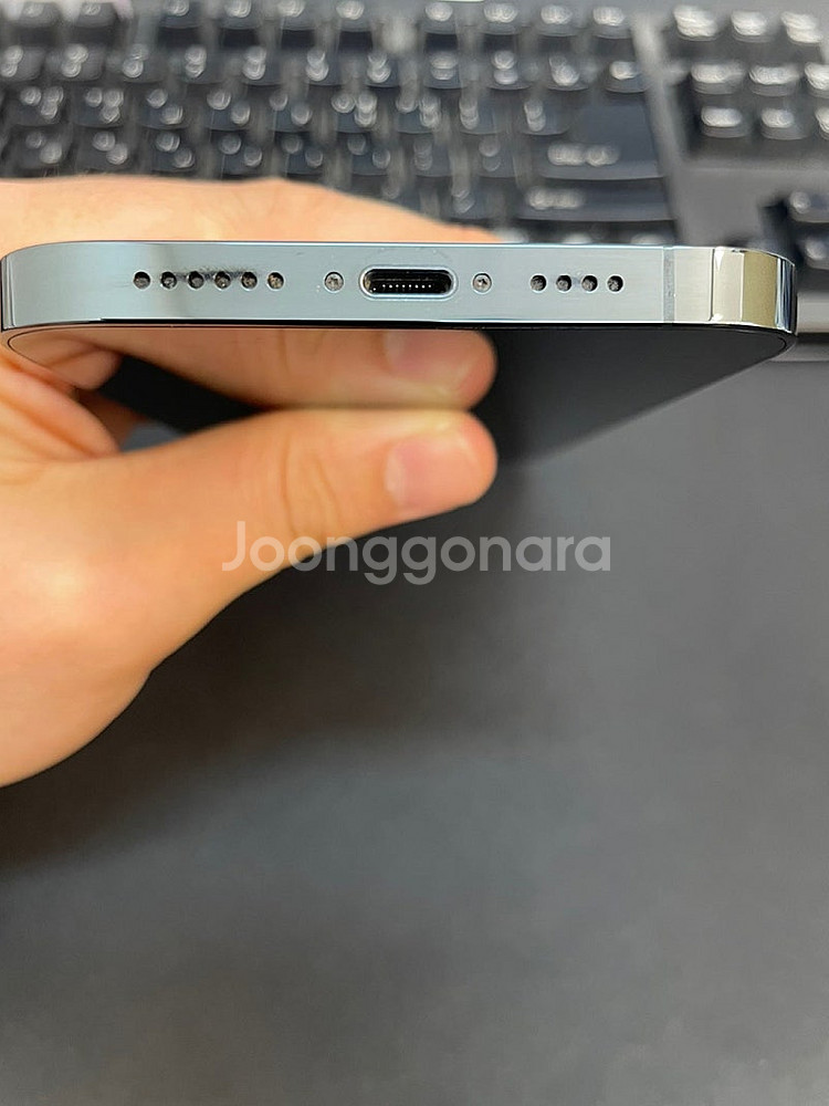 아이폰12프로맥스 블루 128GB 상태좋은 중고55만팝...--5