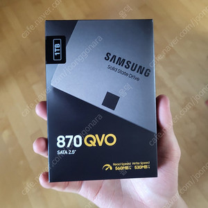 삼성 2.5인치 SSD 870 QVO 1TB 팝니다 (미개봉)