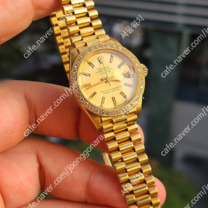 [정품] 롤렉스 여성용 데이저스트 다이아베젤 18K 옐로우골드 올금통 상태최상 (Rolex Datejust DIA Bezel 18K Solid Gold Women's)