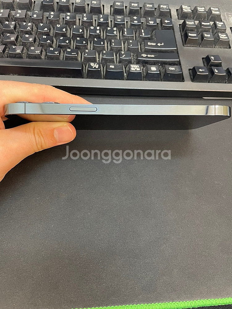 아이폰12프로맥스 블루 128GB 상태좋은 중고55만팝...--4