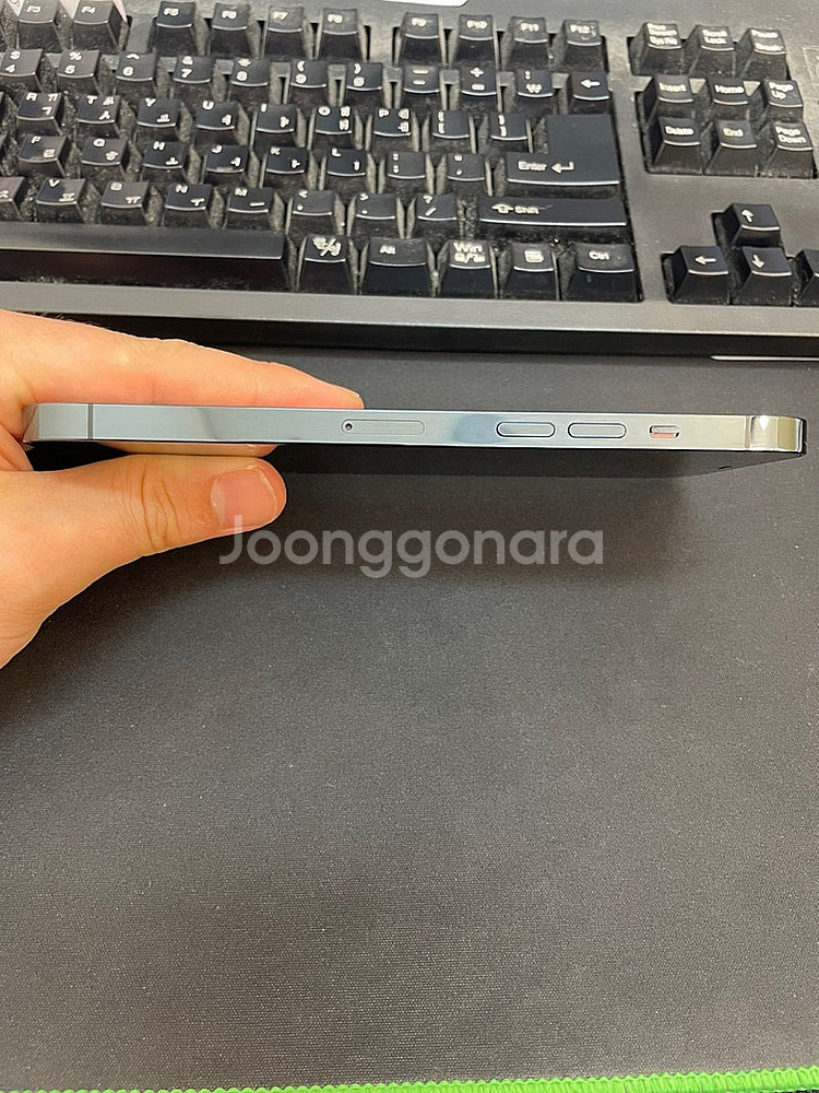 아이폰12프로맥스 블루 128GB 상태좋은 중고55만팝...--6
