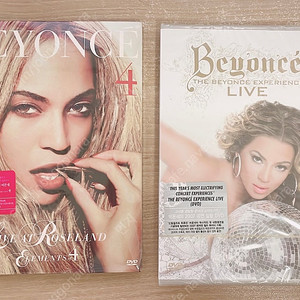 [DVD]비욘세 DVD 모음- Beyonce - Live at Roseland / Elements of 4 / The Beyonce Experience Live 미개봉