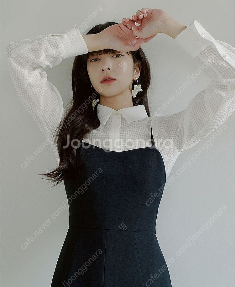 메르시비앙 메비 글래즈 블라우스 셔츠--1